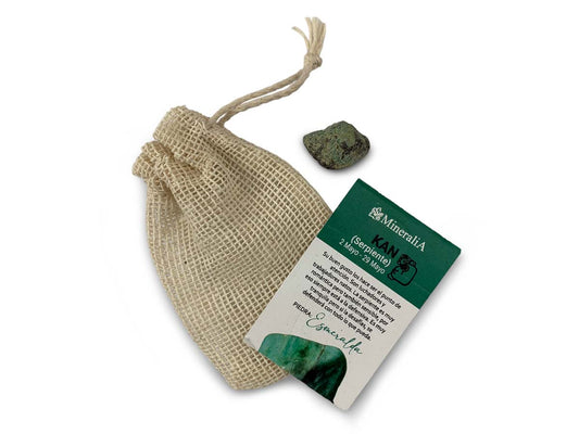 COSTALITO DEL ZODIACO MAYA "SERPIENTE" ESMERALDA.