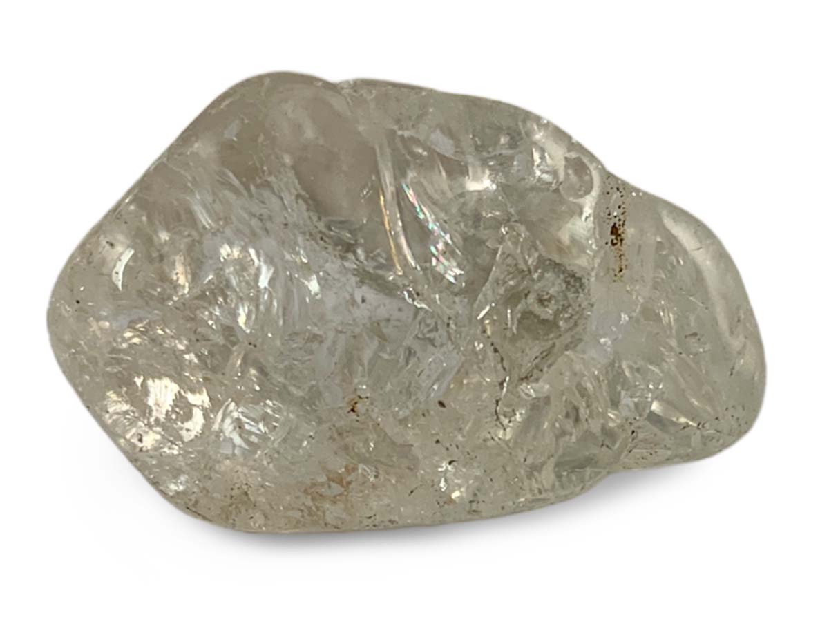 COSTALITO DEL ZODIACO MAYA "MURCIÉLAGO" CUARZO BLANCO.