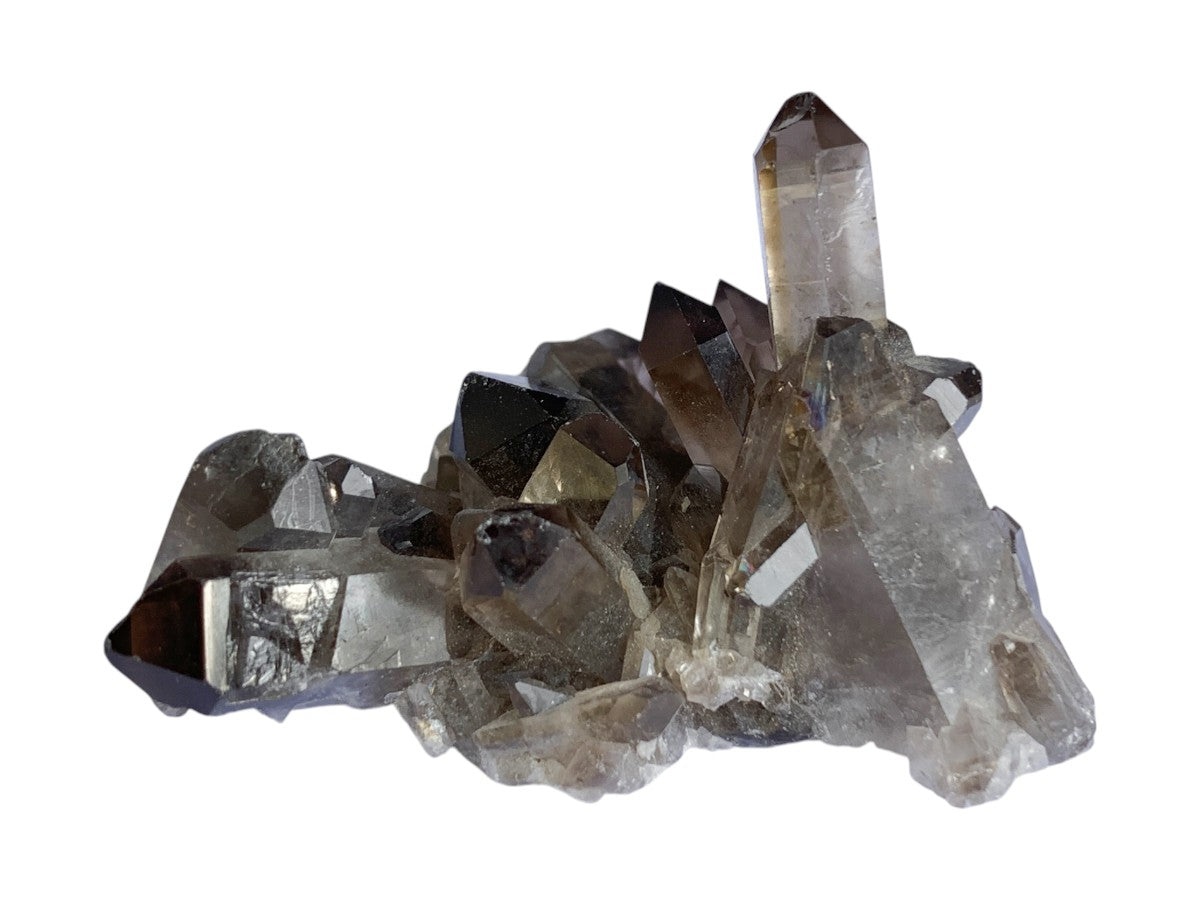 ESPÉCIMEN DRUSA DE CUARZO AHUMADO