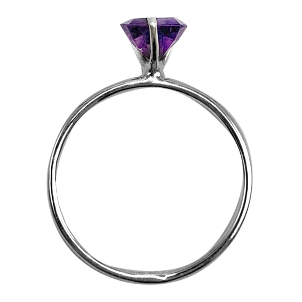 ANILLO FACETADO AMATISTA MINI