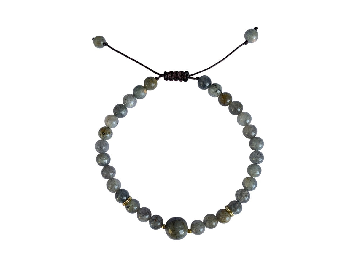 PULSERA CABALLERO DE LABRADORITA