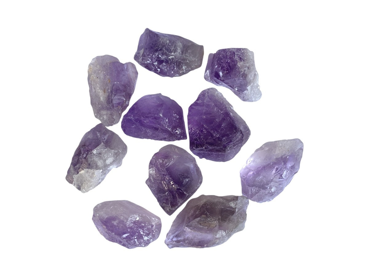 PAQUETE DE 10 PIEZAS DE AMATISTA TRITURADA