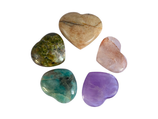 SET 5 PIEZAS CORAZONES MIXTOS