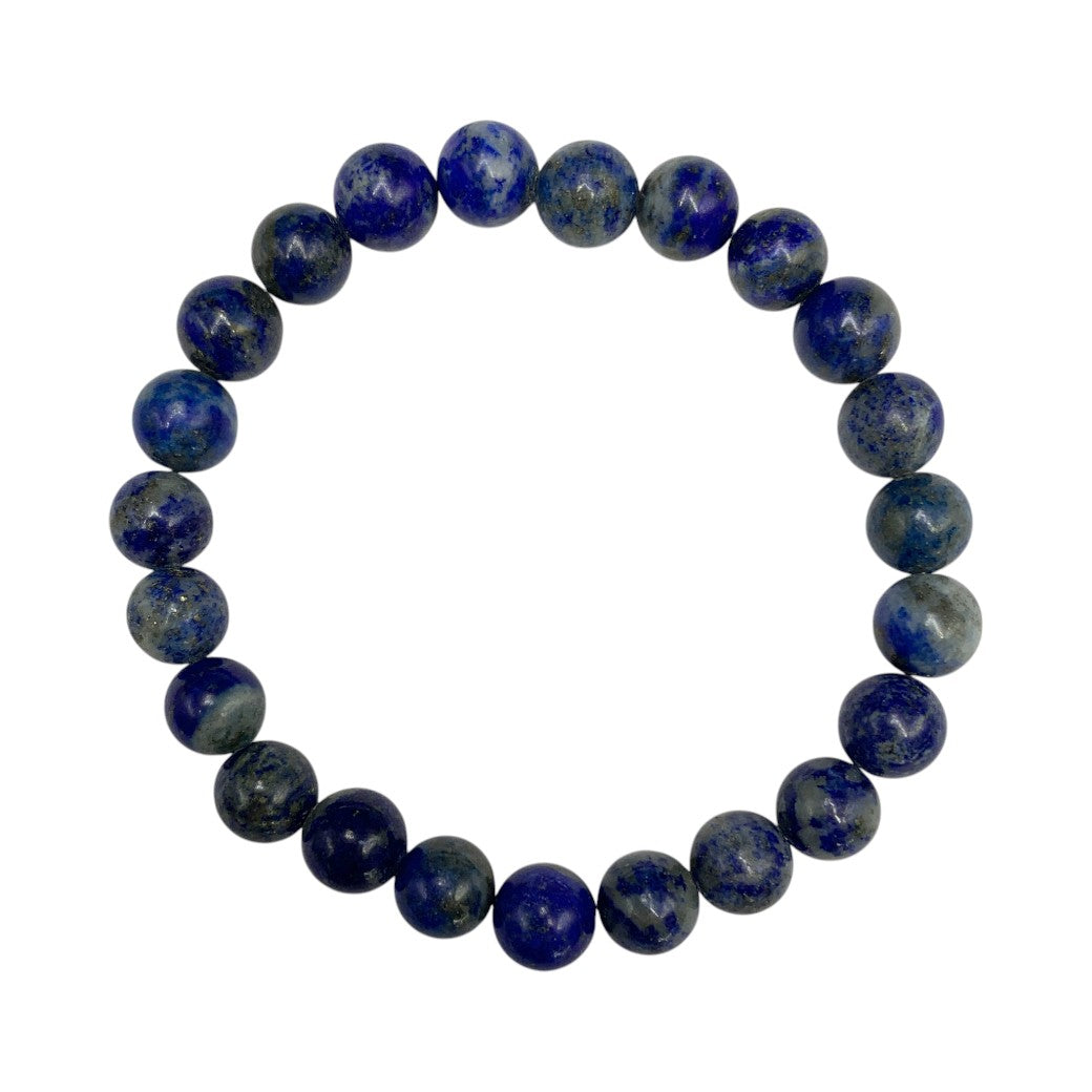 PULSERA ESFERAS DE LAPISLÁZULI.