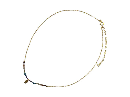 COLLAR DE PLATA CHAKRAS.