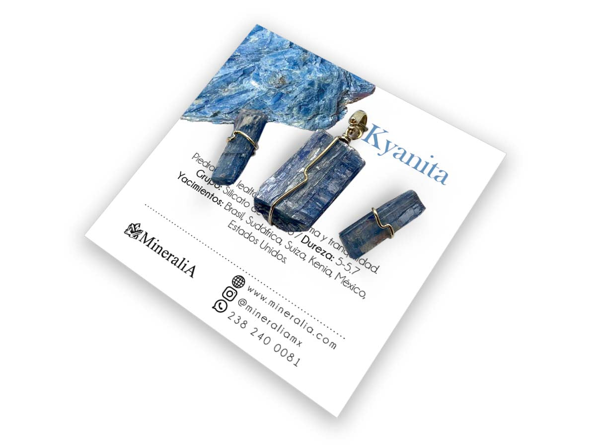 SET DIJE/ ARETES KYANITA.