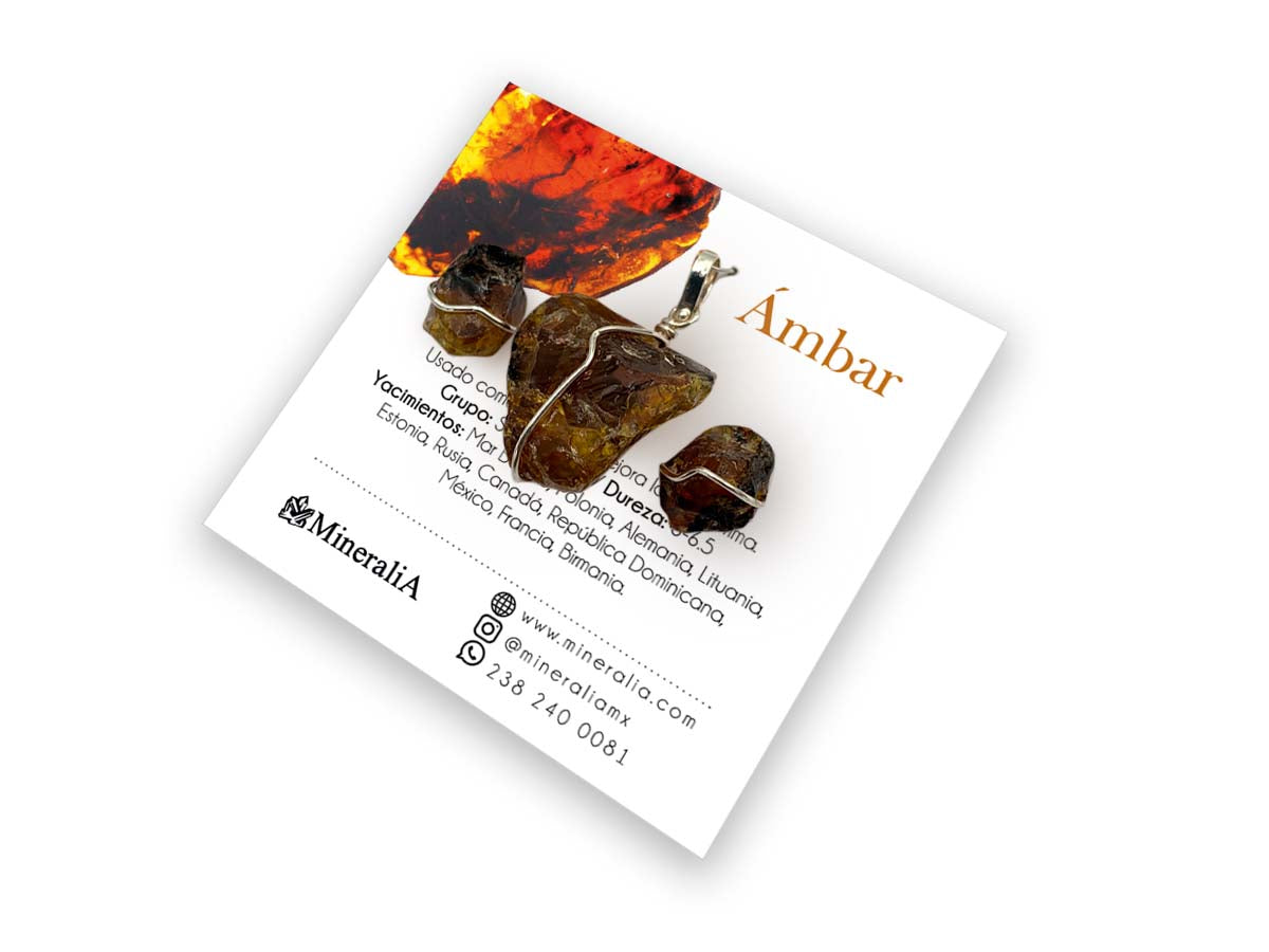 SET DIJE/ ARETES ÁMBAR.