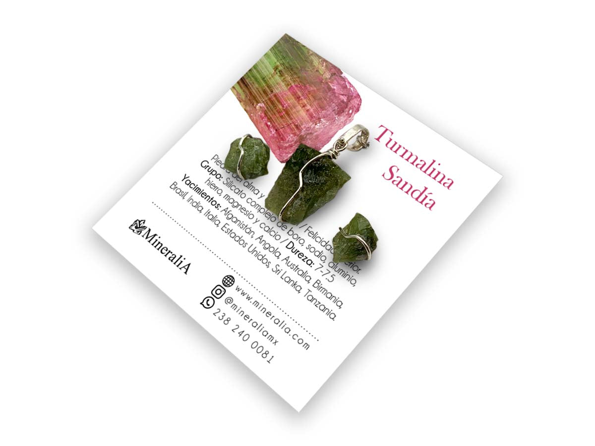 SET DIJE/ ARETES TURMALINA SANDÍA.