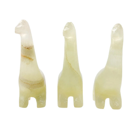 FIGURA CUELLO LARGO DE ÓNIX VERDE