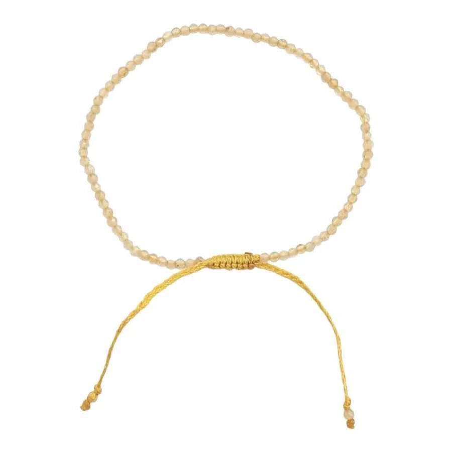 PULSERA ESFERAS DE CITRINO