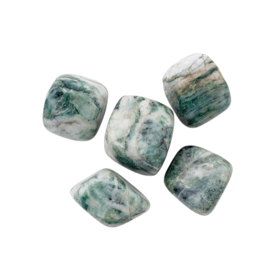 PAQUETE DE 5 PIEZAS DE JADE CHINA