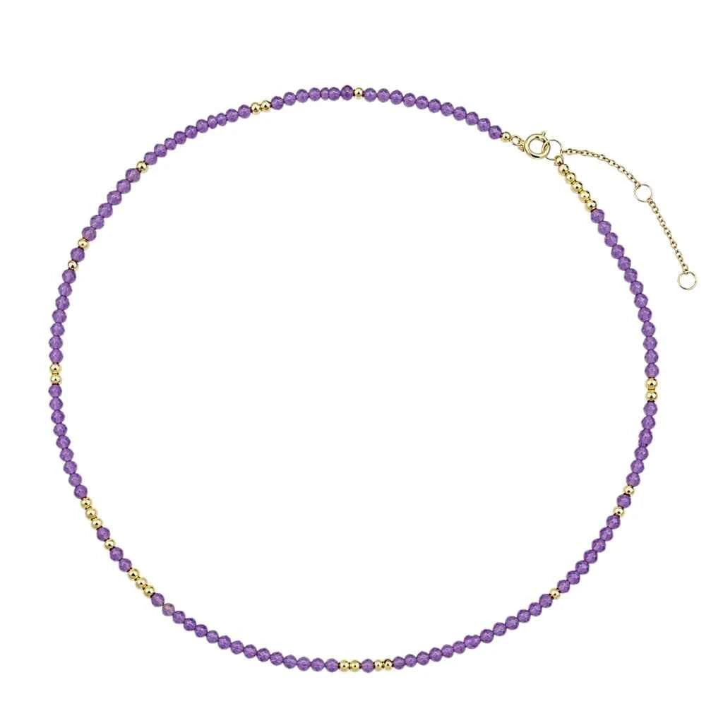 COLLAR CORTO AMATISTA