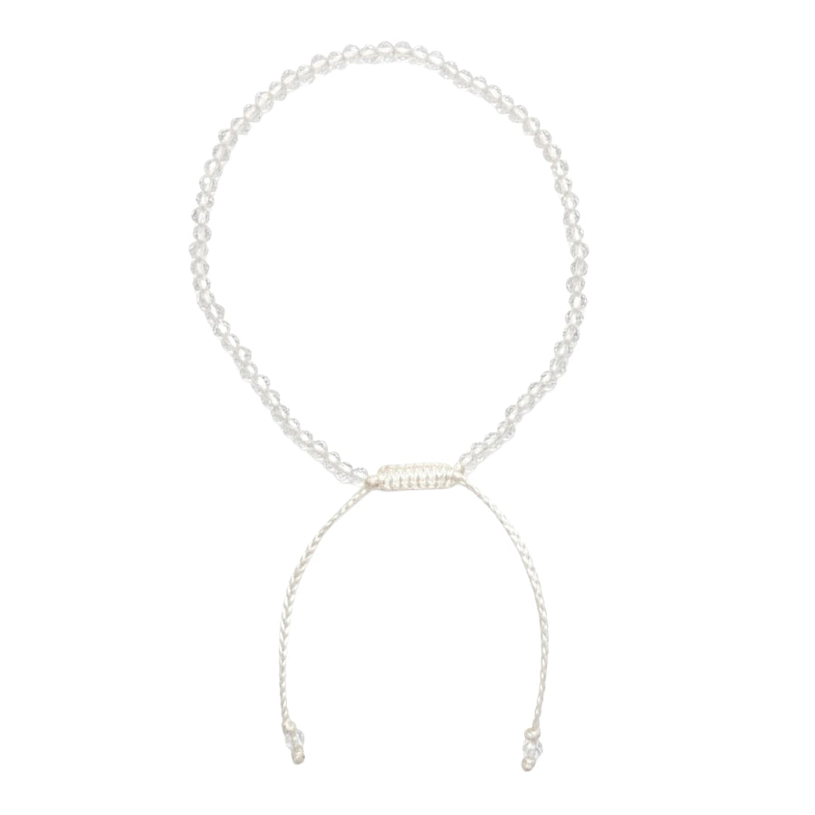 PULSERA DE TOPACIO BLANCO
