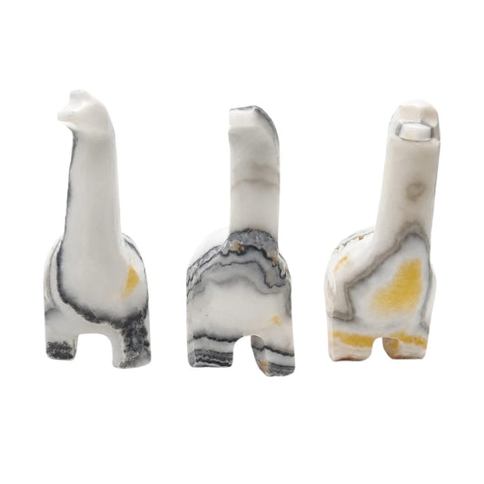 FIGURA CUELLO LARGO DE CALCITA CEBRA