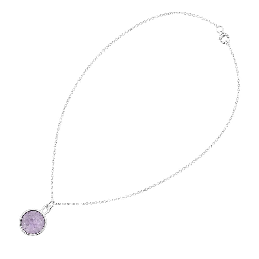 COLLAR CENTRO CIRCULO AMATISTA