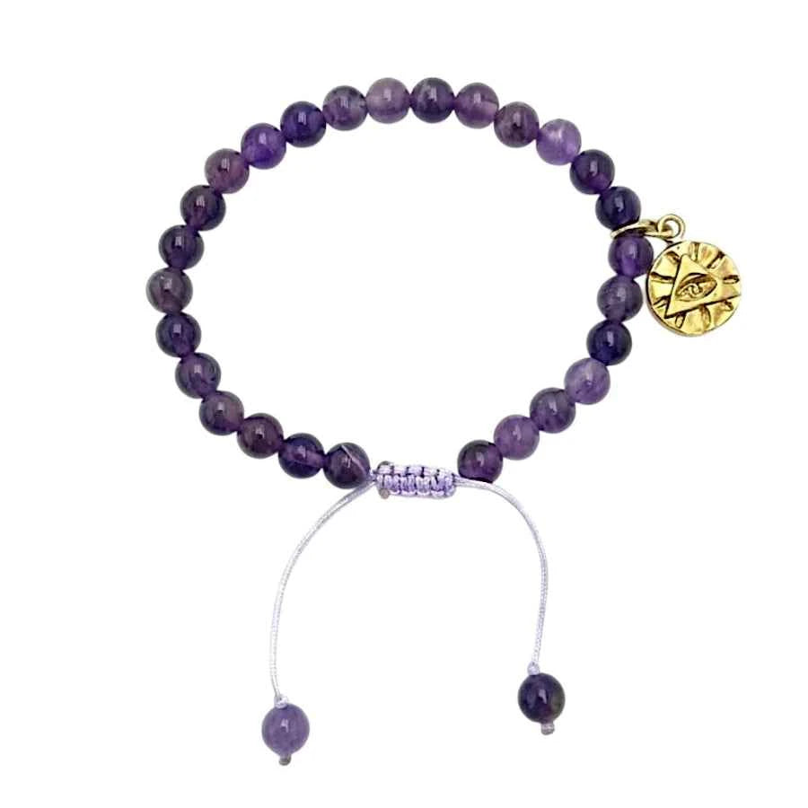 PULSERA ESFERAS DE AMATISTA