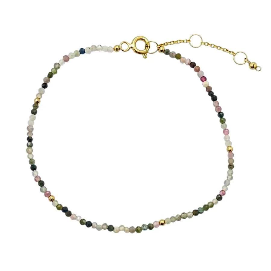 PULSERA ESFERAS DE TURMALINA SANDIA