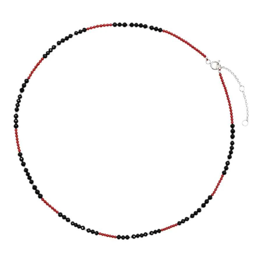 COLLAR ESERAS DE ESPINELA-CORAL ROJO