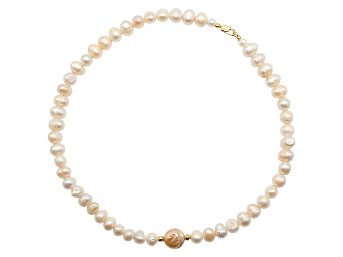COLLAR PERLA BARRIL