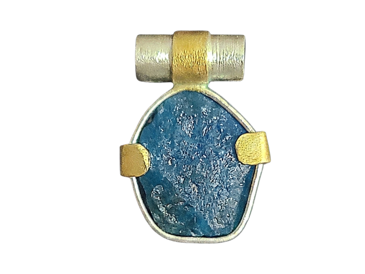 Dije Irregular Apatito - pieza en plata .925