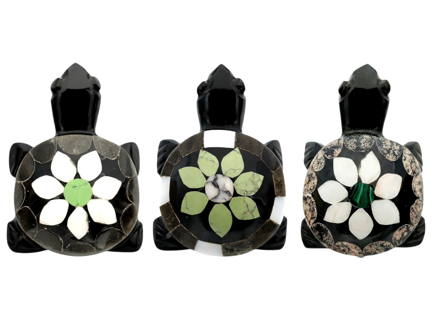 TORTUGA DE OBSIDIANA NEGRA