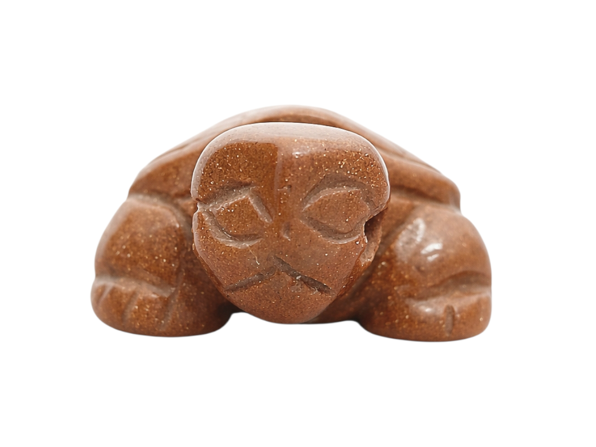 TORTUGA DE VENTURINA DORADA