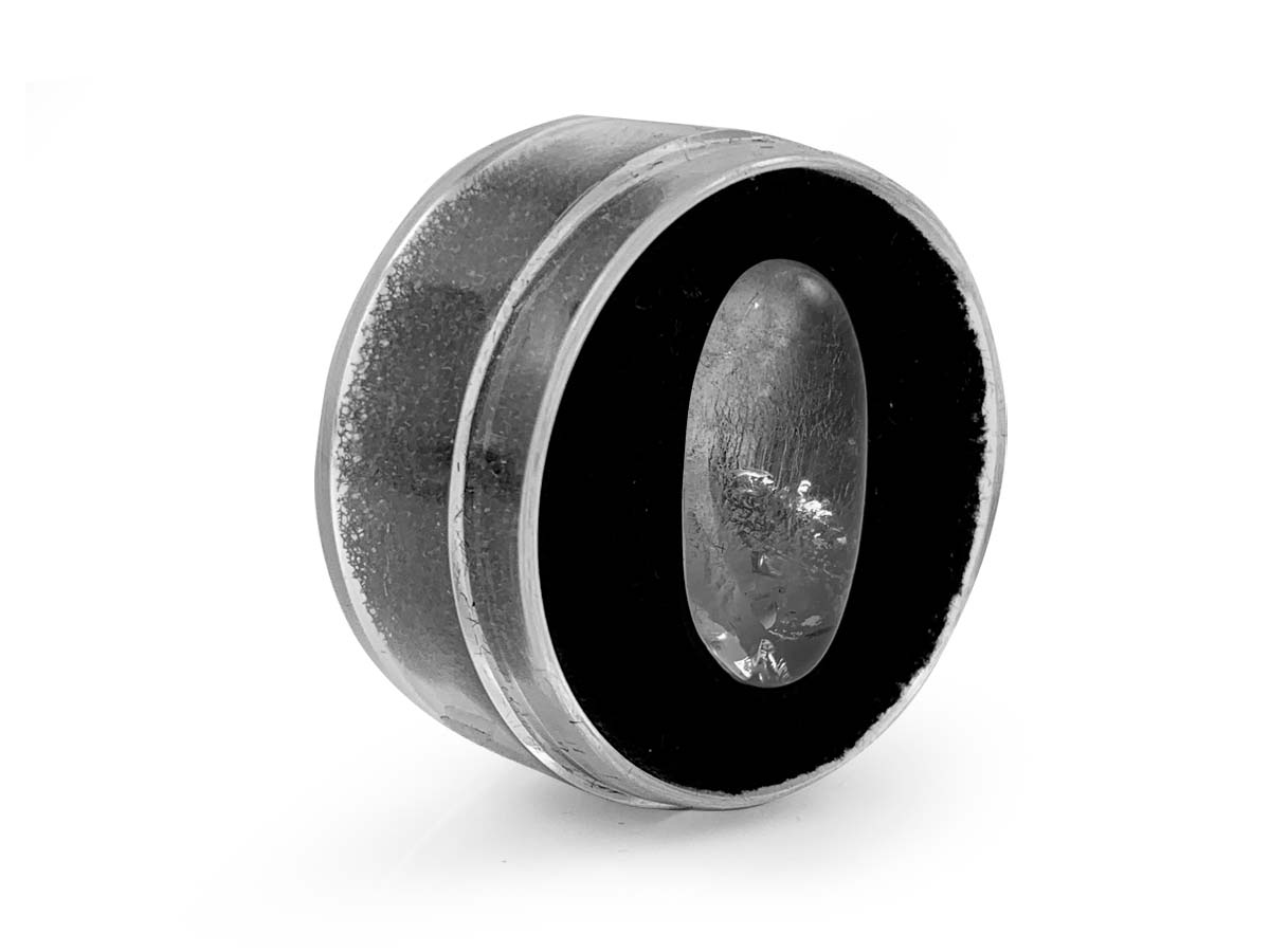 CABUJÓN DE CUARZO BLANCO.