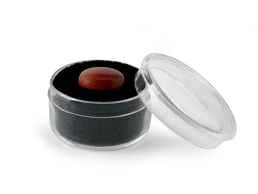 CABUJÓN DE CORNALINA CIRCULAR CHICO.