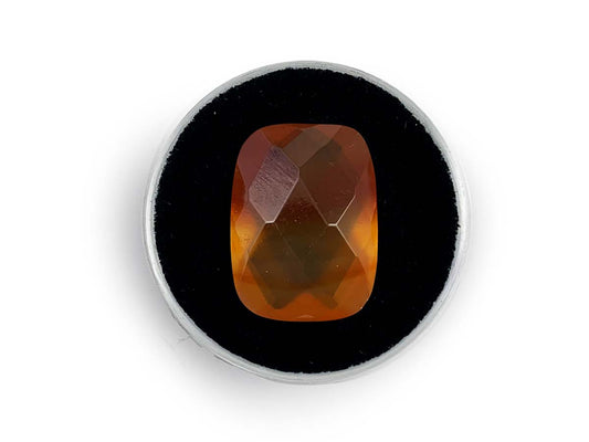 CABUJÓN DE CORNALINA FACETADO.