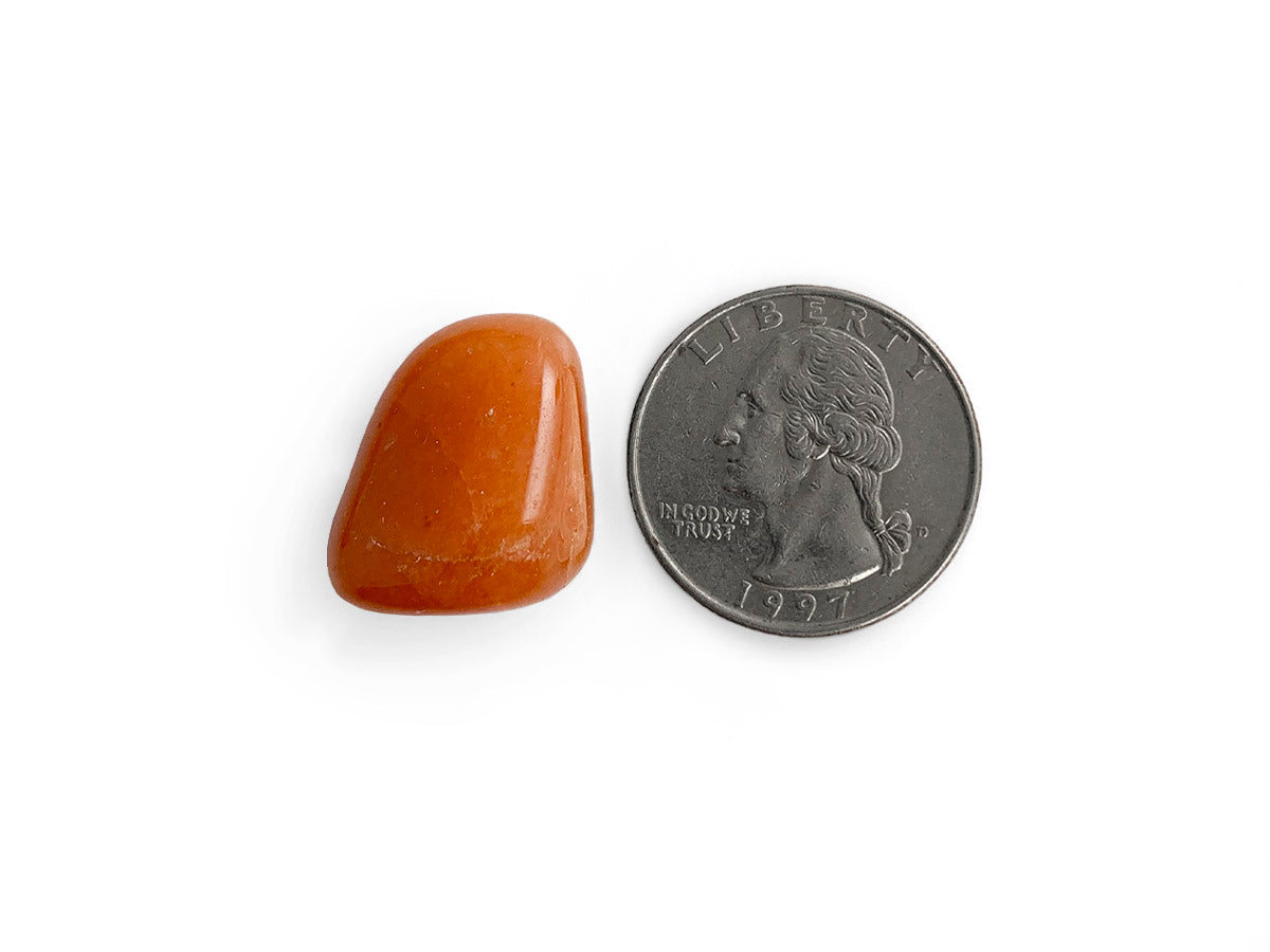 PAQUETE DE 10 PIEZAS DE TAMBORILEADO VENTURINA NARANJA