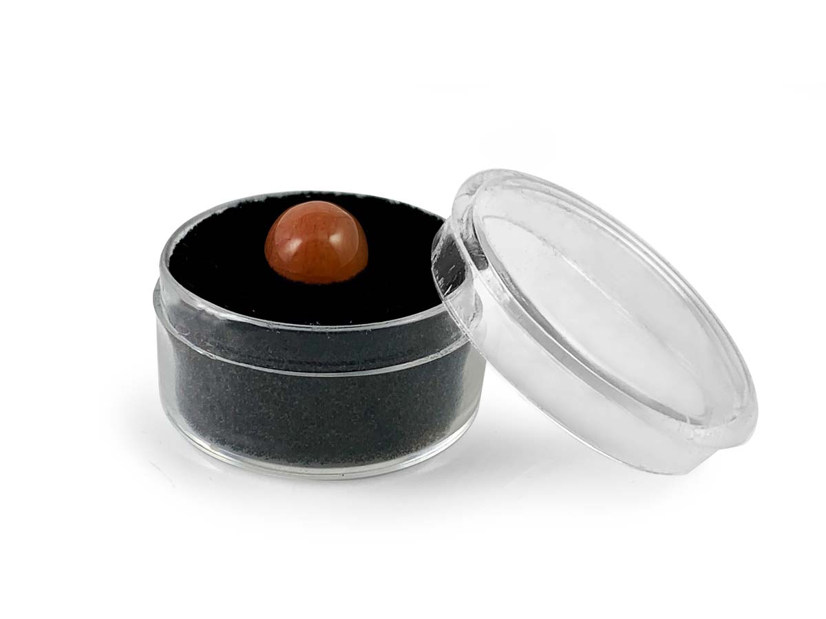 CABUJÓN DE VENTURINA NARANJA.