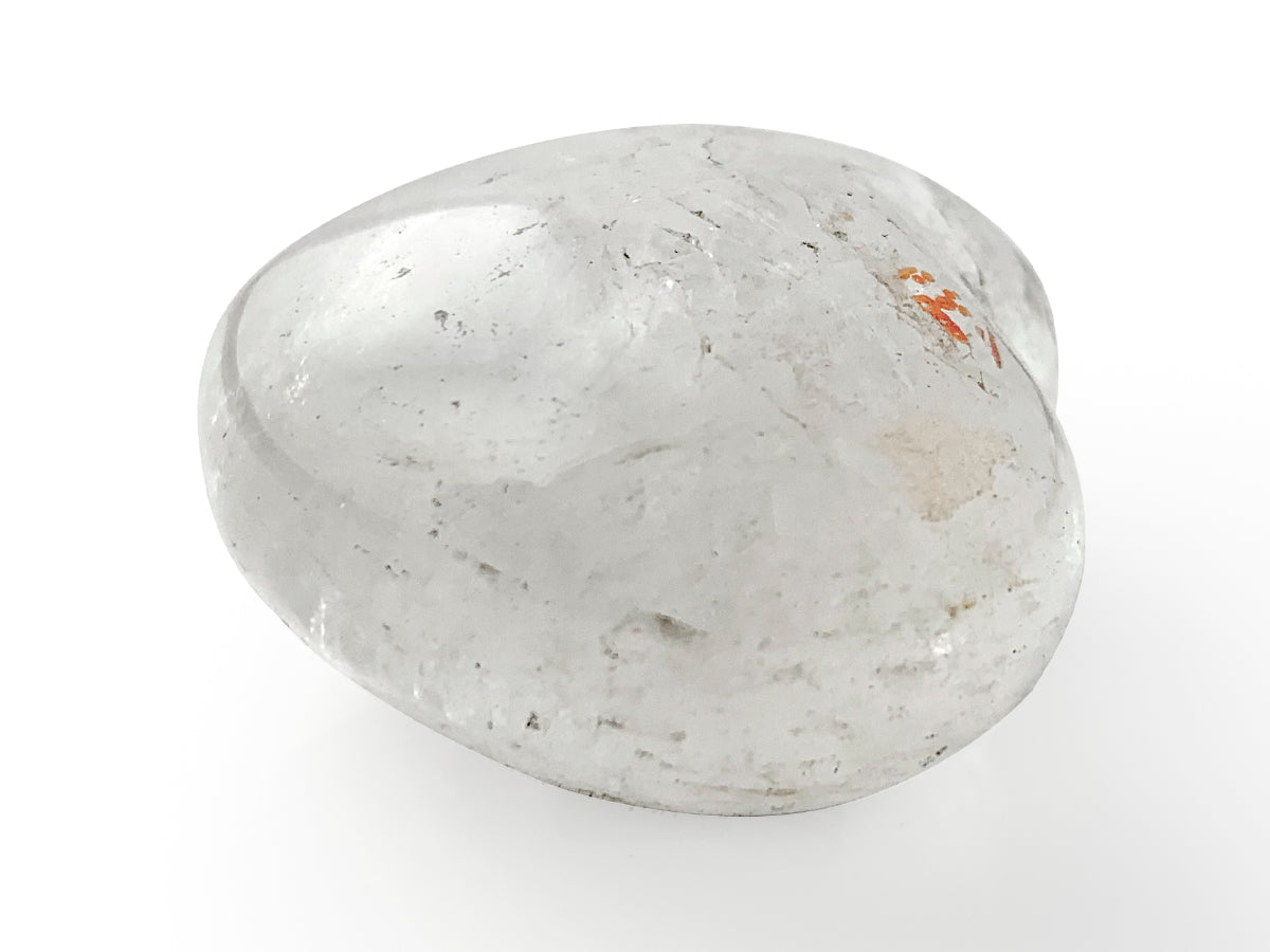 CORAZÓN PUFF DE CUARZO BLANCO.