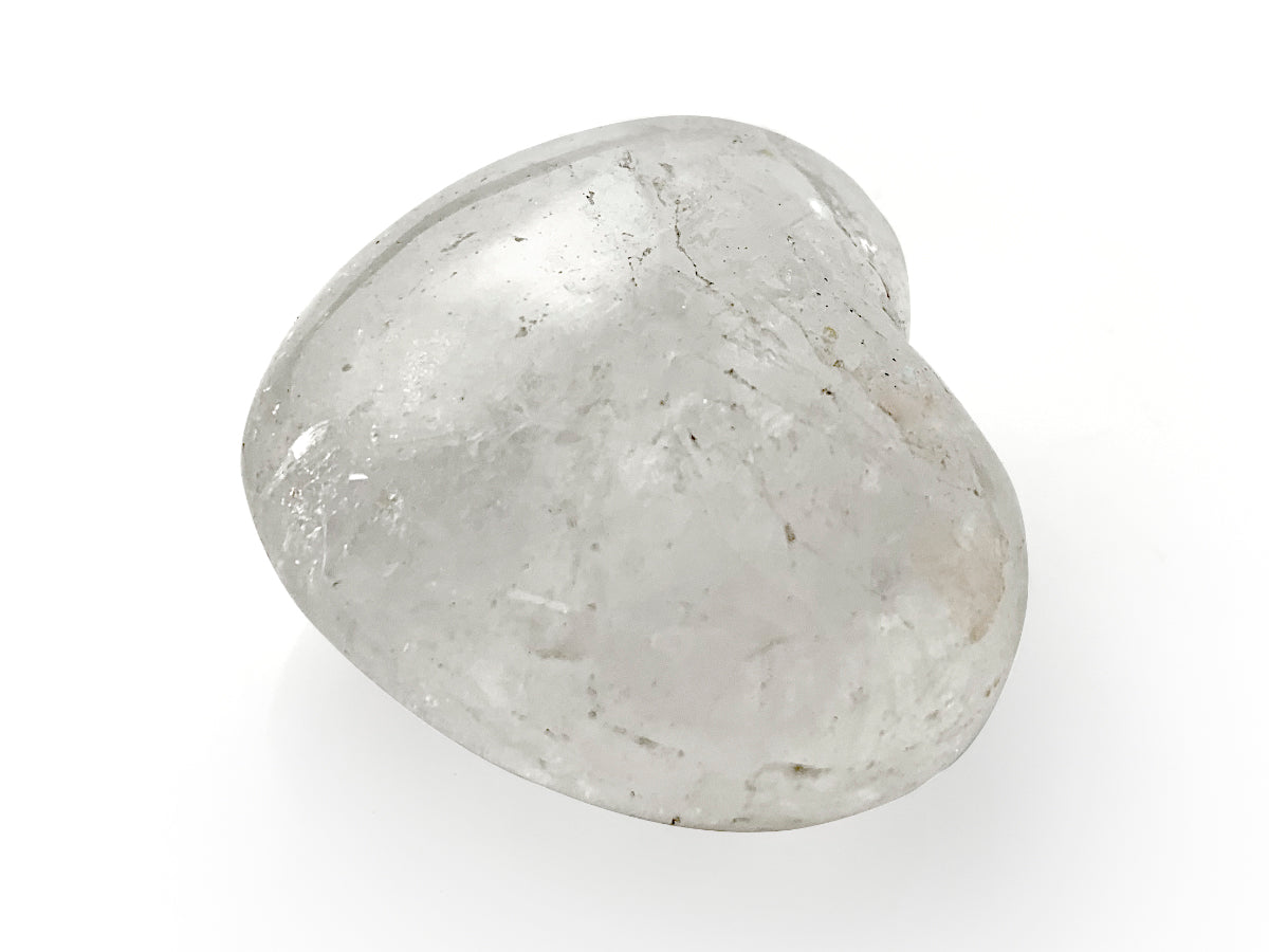 CORAZÓN PUFF DE CUARZO BLANCO.