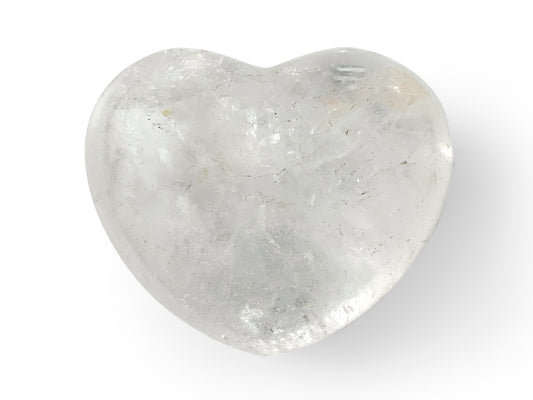 CORAZÓN PUFF DE CUARZO BLANCO.