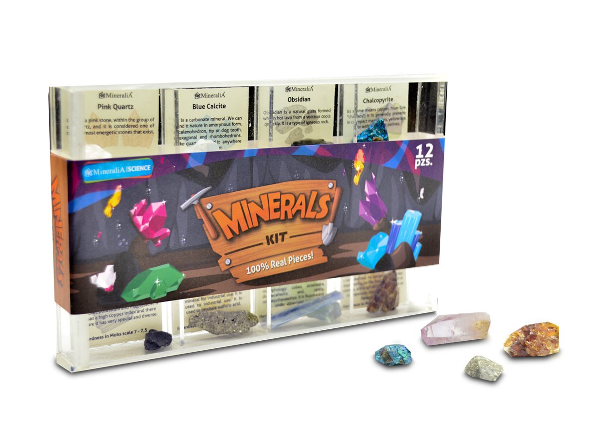 KIT 12 MINERALES COLECCIÓN .