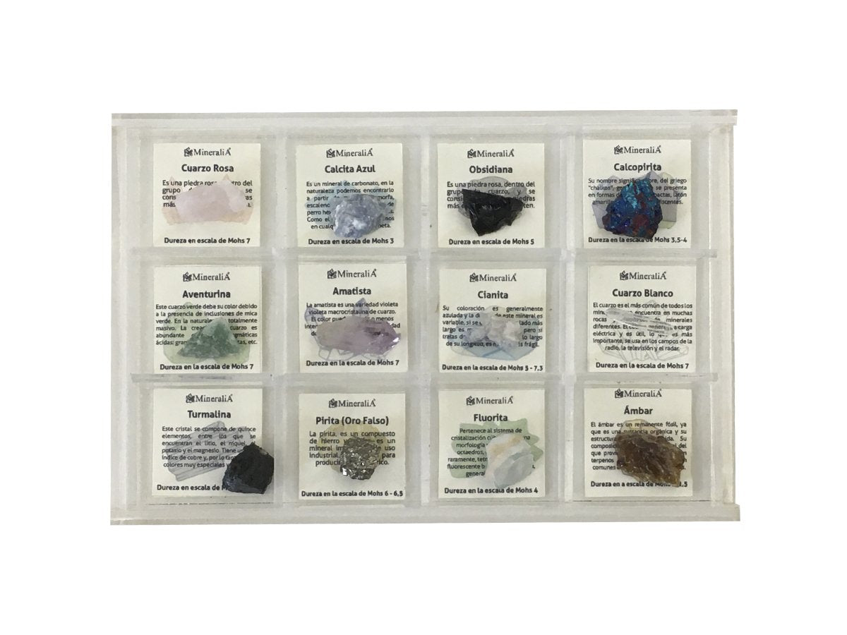 KIT 12 MINERALES COLECCIÓN .