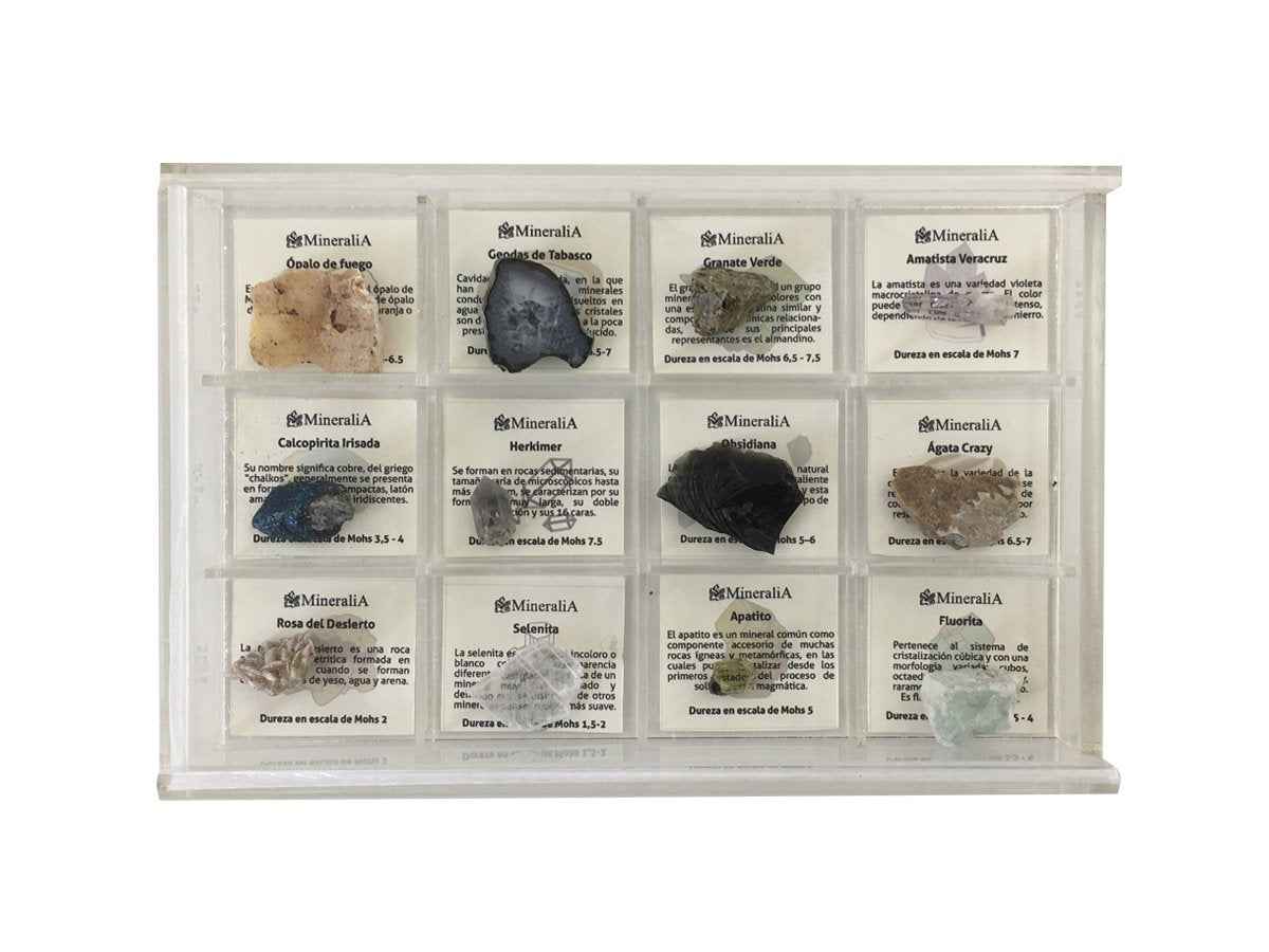 KIT 12 MINERALES MEXICANOS