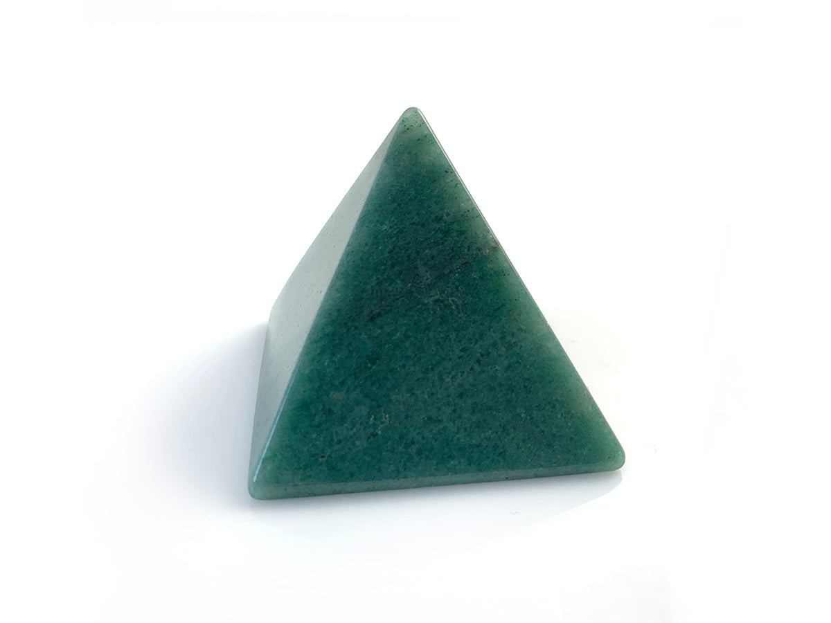 PIRÁMIDE VENTURINA VERDE BRILLADO