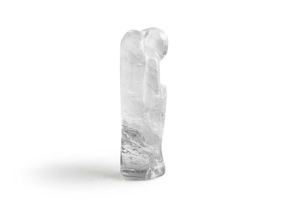 ÁNGEL DE CUARZO BLANCO CHICO.