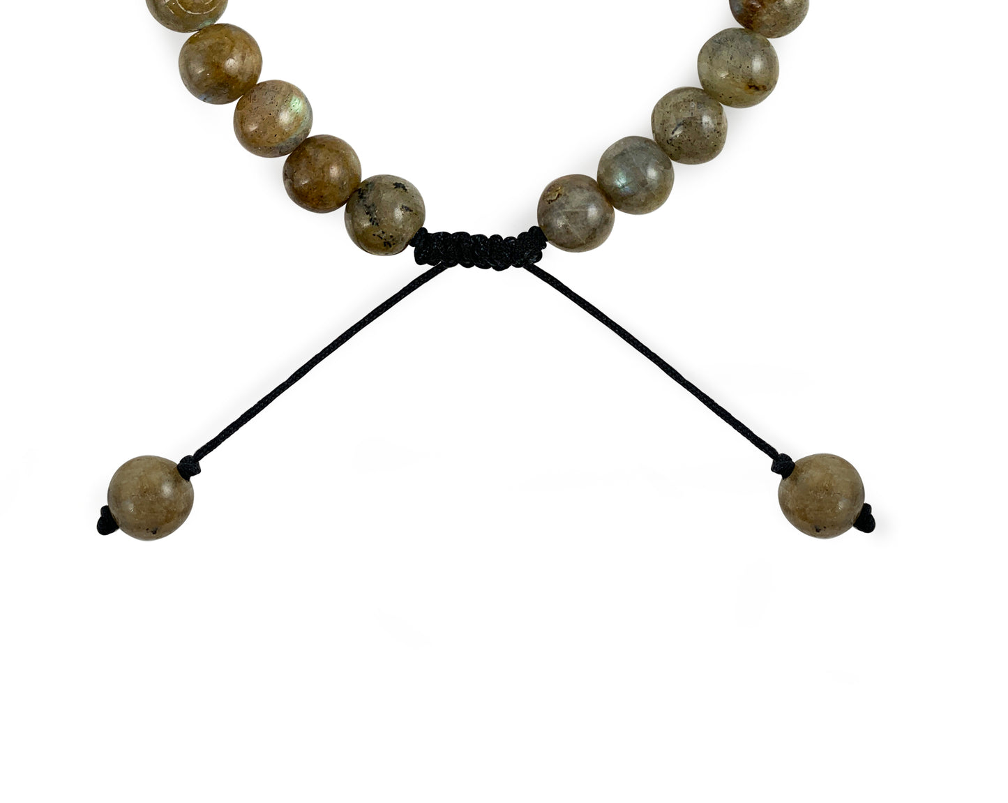PULSERA CABALLERO LABRADORITA Y JASPE MIXTO.