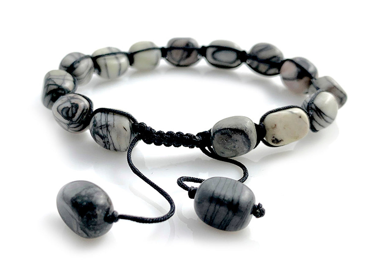 PULSERA DE JASPE CEBRA NUGGET