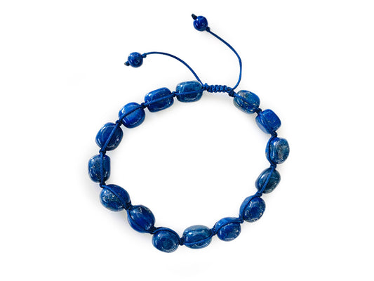 PULSERA DE LAPISLÁZULI NUGGET.