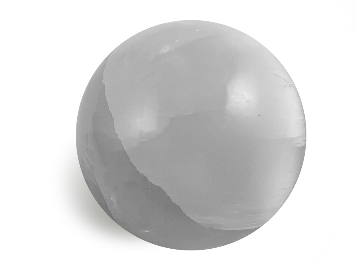 ESFERA DE SELENITA BLANCA GRANDE.