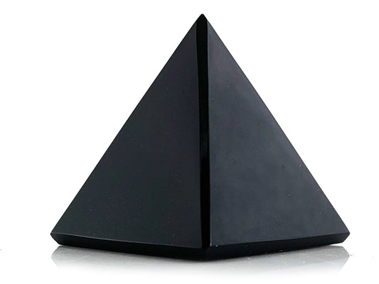 PIRÁMIDE DE OBSIDIANA NEGRA