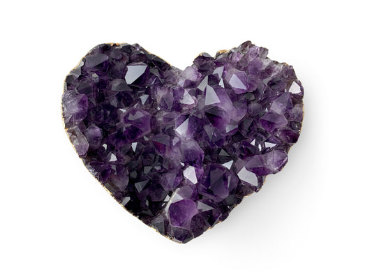 CORAZÓN DRUSA DE AMATISTA