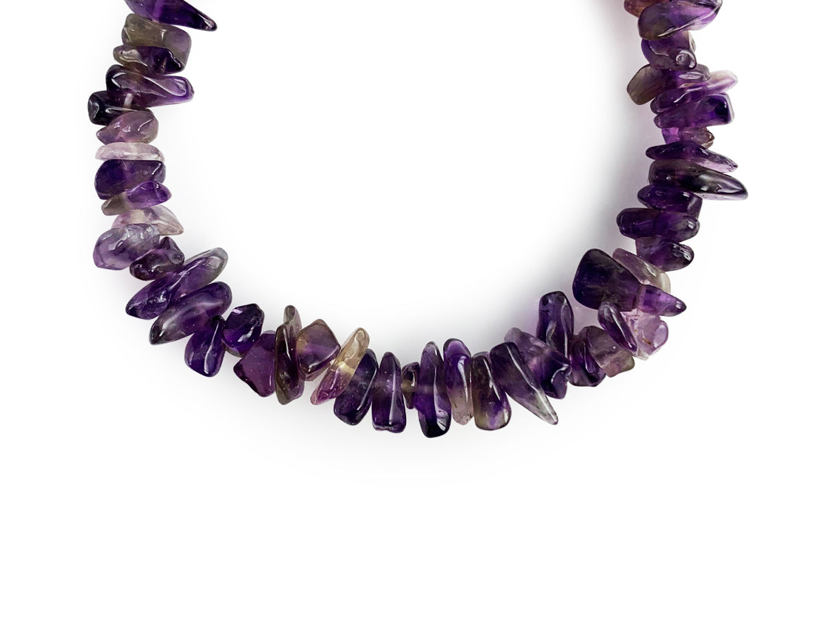 PULSERA CHIPS DE AMATISTA