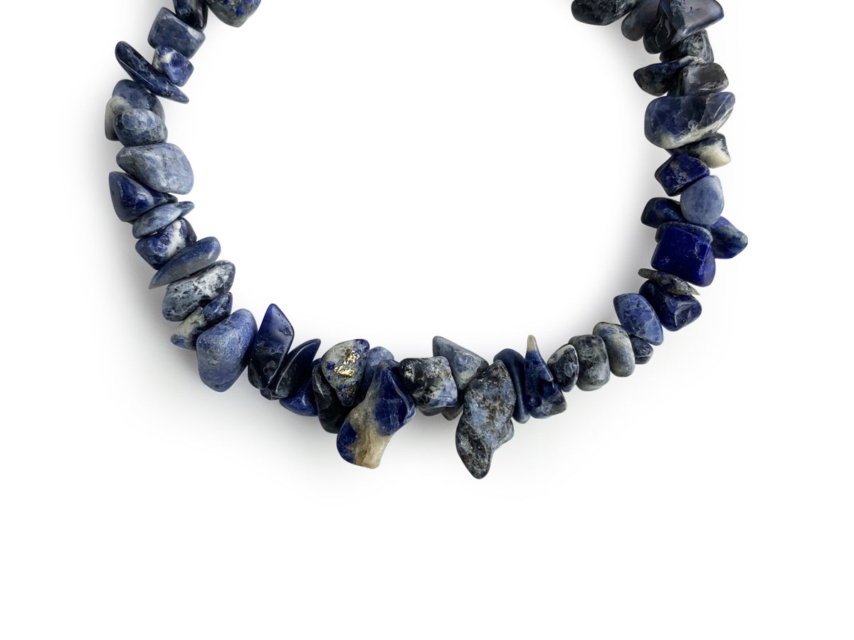 PULSERA CHIPS DE SODALITA