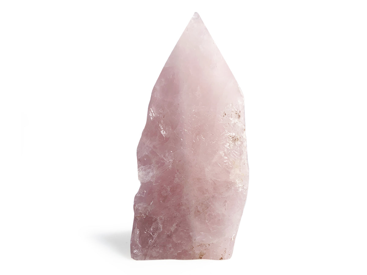 PUNTA DE CUARZO ROSA GRANDE.