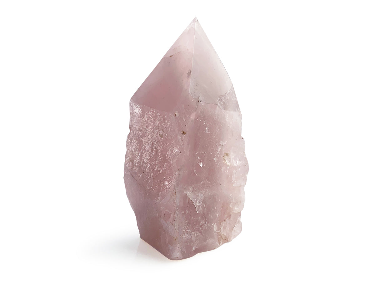 PUNTA DE CUARZO ROSA GRANDE.