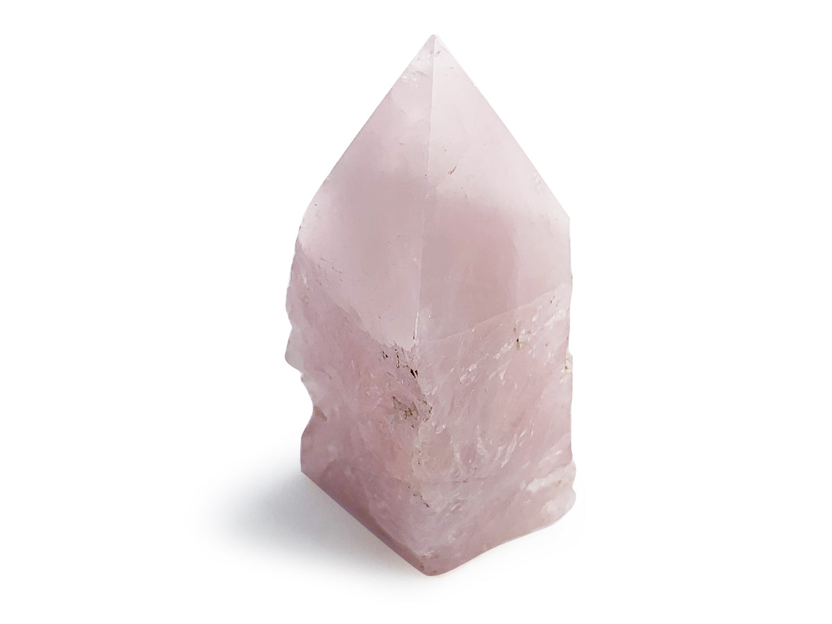 PUNTA DE CUARZO ROSA GRANDE.